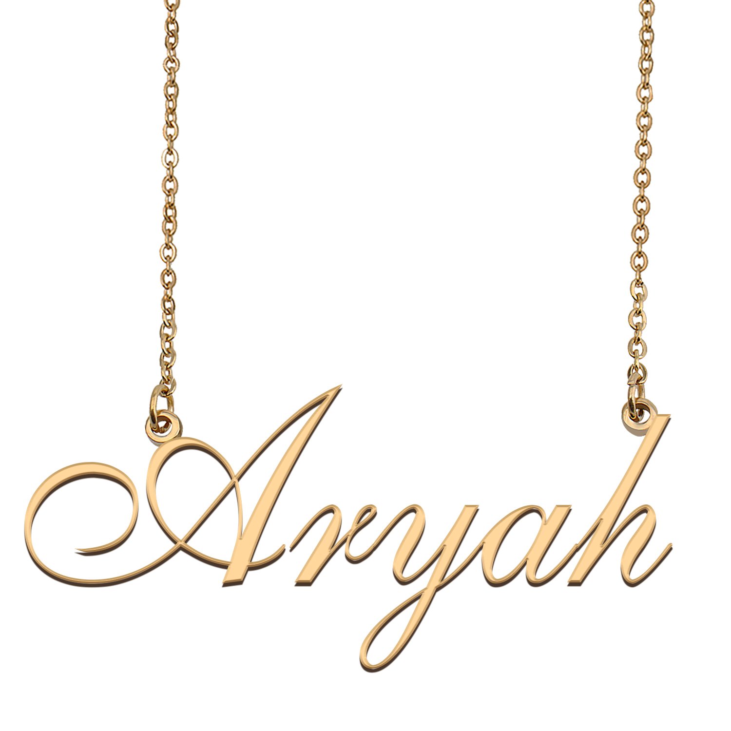 Customized Simple My Name Necklace Jewelry Gifts for Girls Aryah