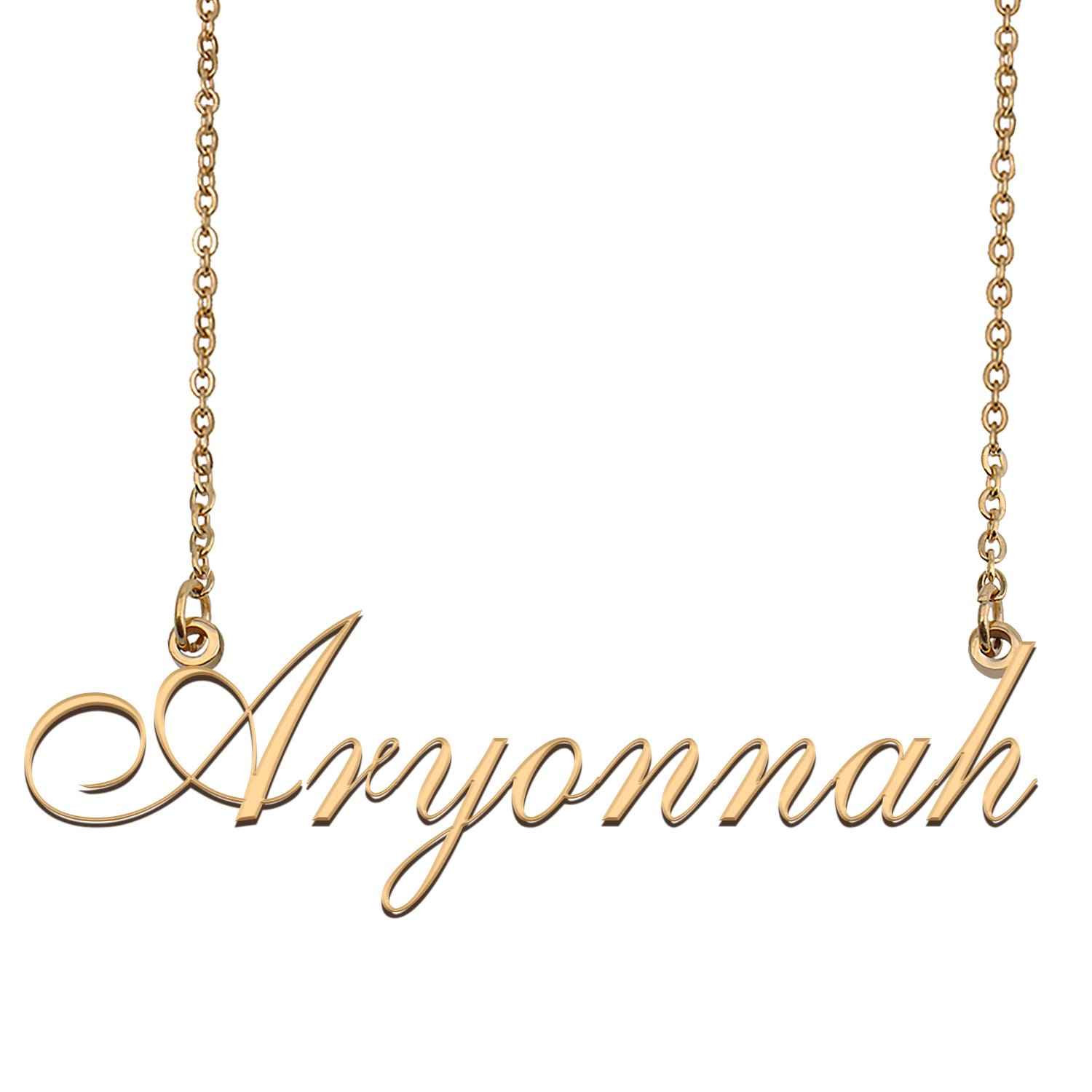 Customized Simple My Name Necklace Jewelry Gifts for Girls Aryonnah
