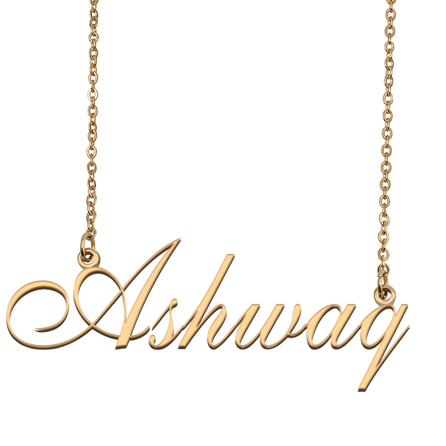 Customized Simple My Name Necklace Jewelry Gifts for Girls Ashwaq