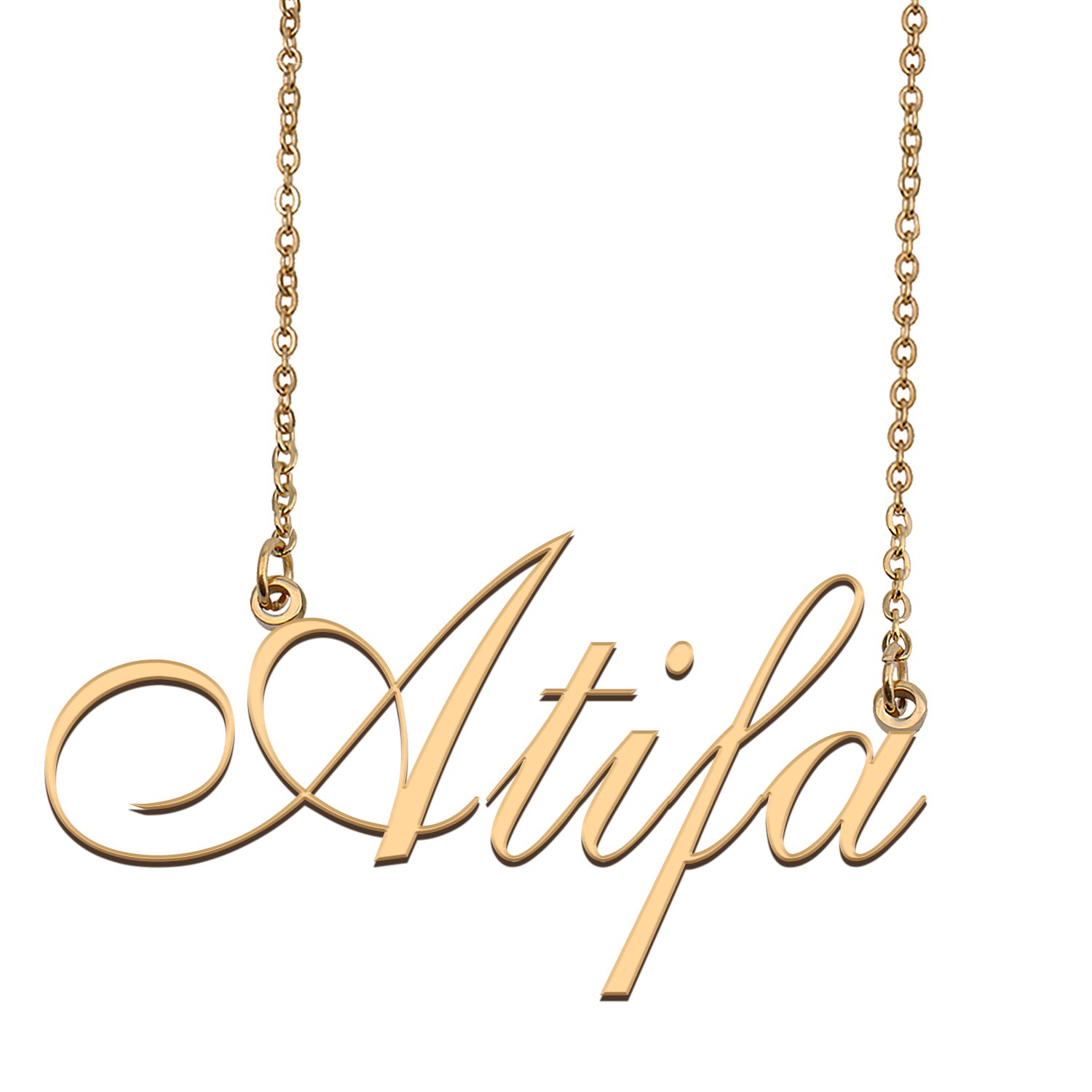Customized Simple My Name Necklace Jewelry Gifts for Girls Atifa