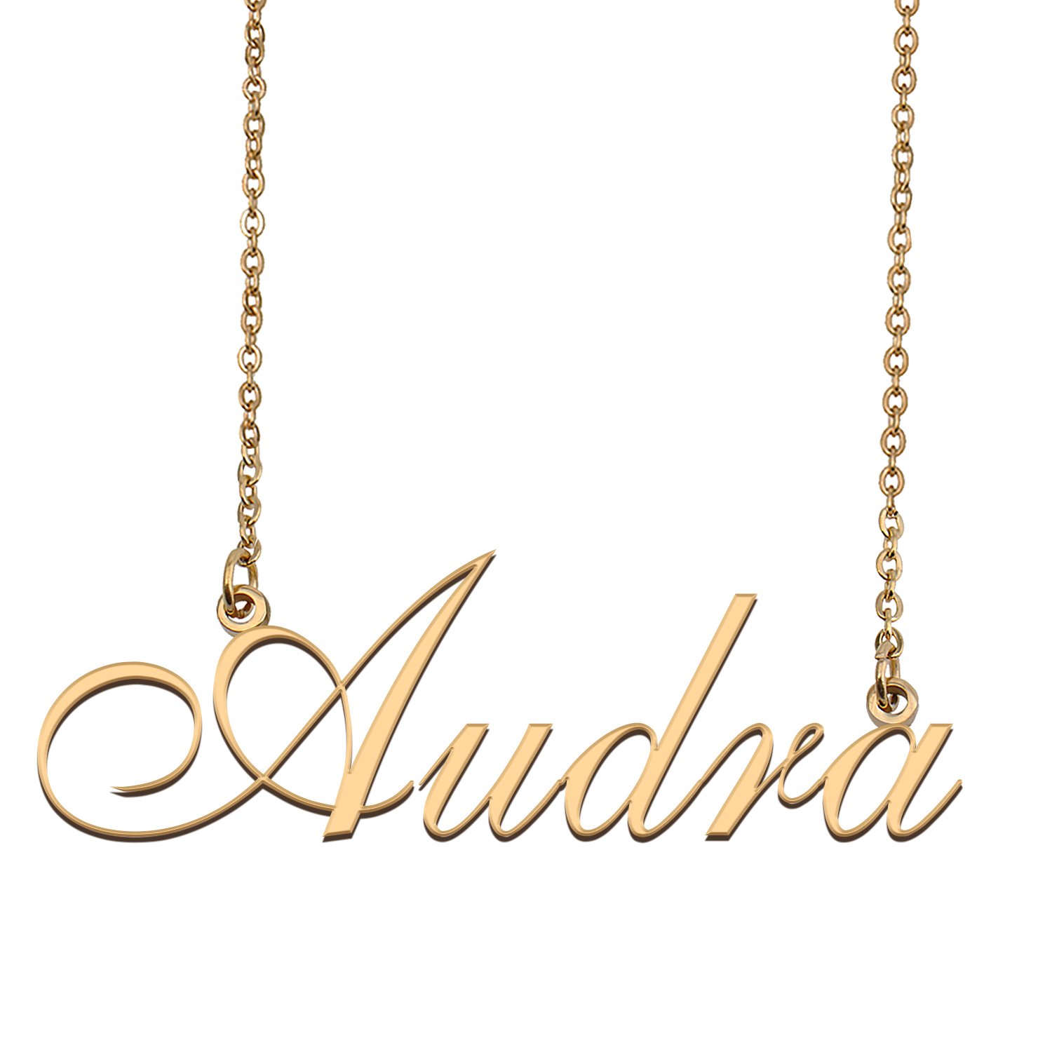 Customized Simple My Name Necklace Jewelry Gifts for Girls Audra
