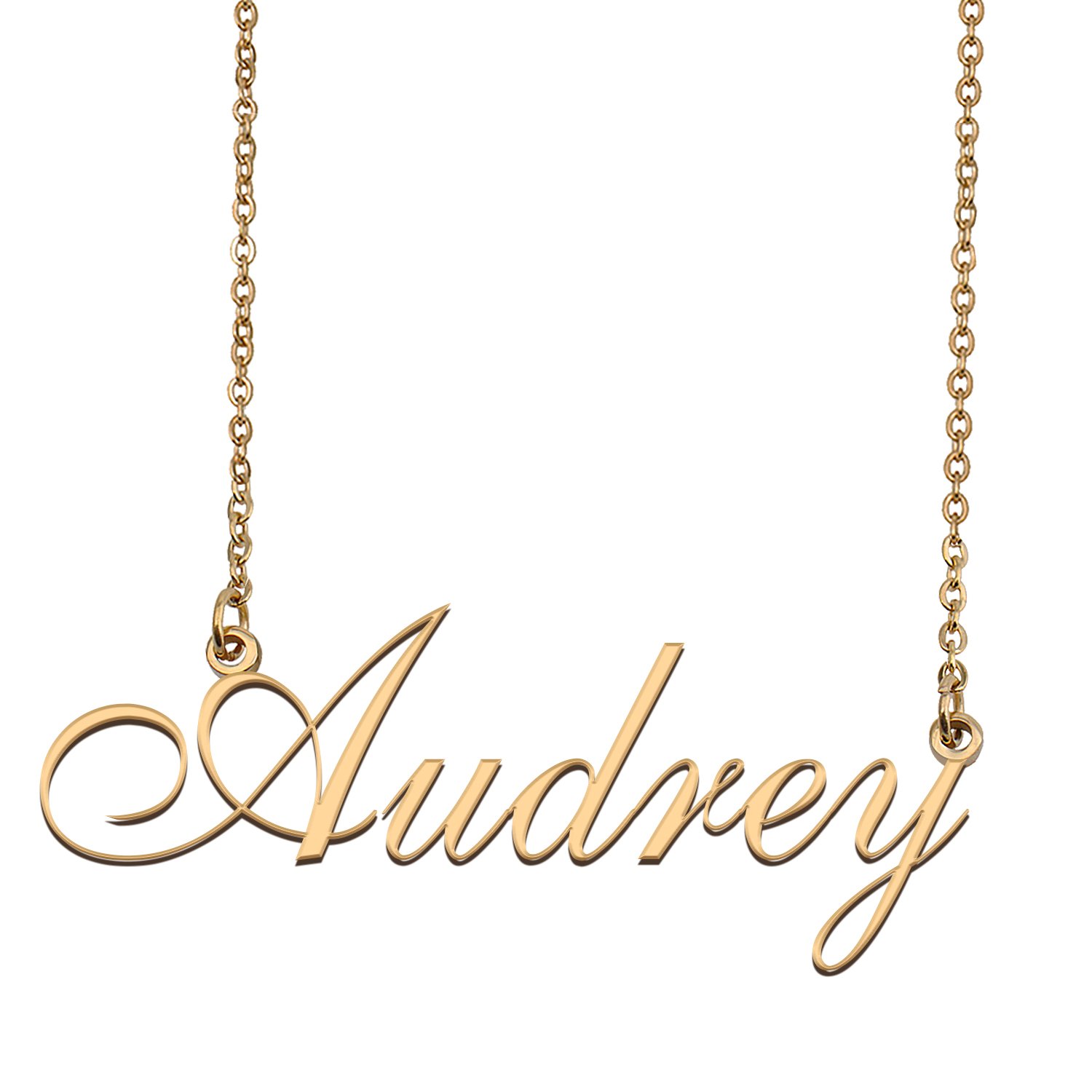 Customized Simple My Name Necklace Jewelry Gifts for Girls Audrey