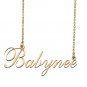 Custom Nameplate Necklace Personalized Jewelry Gifts for Women Babynee