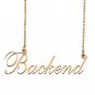 Custom Nameplate Necklace Personalized Jewelry Gifts for Women Backend