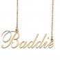 Custom Nameplate Necklace Personalized Jewelry Gifts for Women Baddie