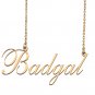 Custom Nameplate Necklace Personalized Jewelry Gifts for Women Badgal