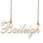 Custom Nameplate Necklace Personalized Jewelry Gifts for Women Baileigh