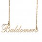 Custom Nameplate Necklace Personalized Jewelry Gifts for Women Baldomero