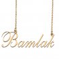 Custom Nameplate Necklace Personalized Jewelry Gifts for Women Bamlak