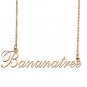 Custom Nameplate Necklace Personalized Jewelry Gifts for Women Bananatree