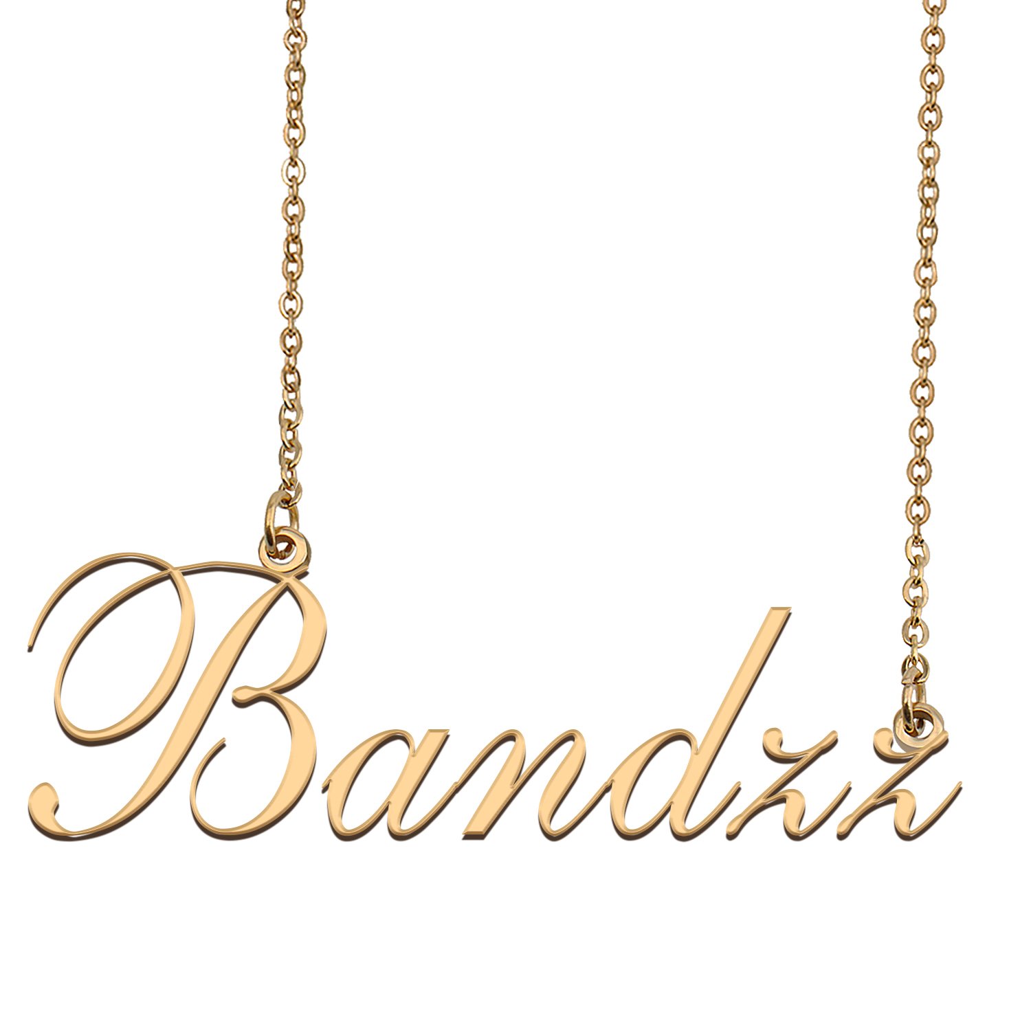 Custom Nameplate Necklace Personalized Jewelry Gifts for Women Bandzz
