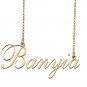 Custom Nameplate Necklace Personalized Jewelry Gifts for Women Banyia