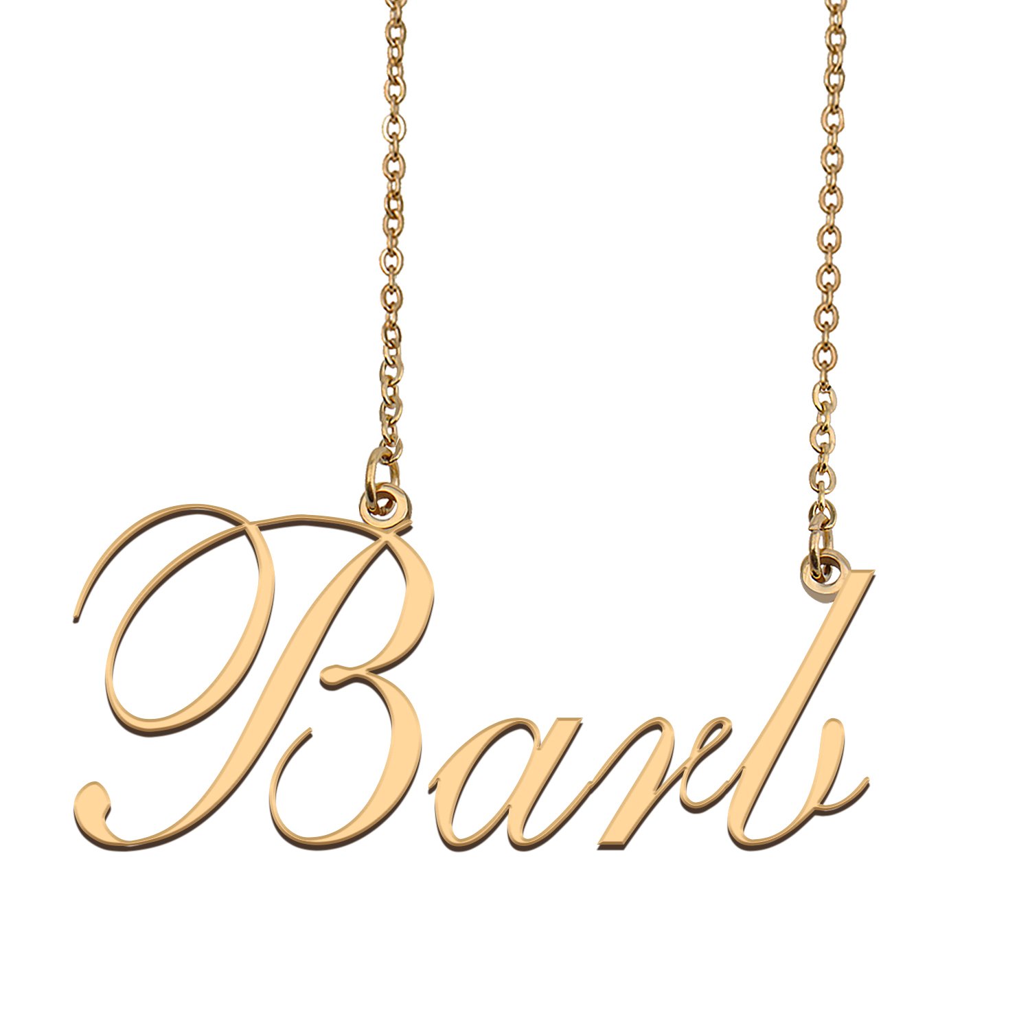Custom Nameplate Necklace Personalized Jewelry Gifts for Women Barb
