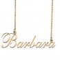 Custom Nameplate Necklace Personalized Jewelry Gifts for Women Barbara