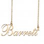 Custom Nameplate Necklace Personalized Jewelry Gifts for Women Barrett