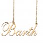 Custom Nameplate Necklace Personalized Jewelry Gifts for Women Barth