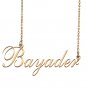Custom Nameplate Necklace Personalized Jewelry Gifts for Women Bayader