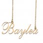 Custom Nameplate Necklace Personalized Jewelry Gifts for Women Baylea