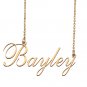 Custom Nameplate Necklace Personalized Jewelry Gifts for Women Bayley