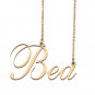 Custom Nameplate Necklace Personalized Jewelry Gifts for Women Bea