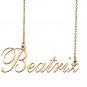 Custom Nameplate Necklace Personalized Jewelry Gifts for Women Beatriz