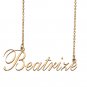 Custom Nameplate Necklace Personalized Jewelry Gifts for Women Beatrize