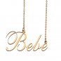 Custom Nameplate Necklace Personalized Jewelry Gifts for Women Bebe