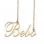 Custom Nameplate Necklace Personalized Jewelry Gifts for Women Bebo