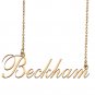 Custom Nameplate Necklace Personalized Jewelry Gifts for Women Beckham