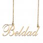 Custom Nameplate Necklace Personalized Jewelry Gifts for Women Beldad