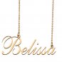 Custom Nameplate Necklace Personalized Jewelry Gifts for Women Belissa