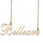 Custom Nameplate Necklace Personalized Jewelry Gifts for Women Belleare