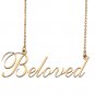 Custom Nameplate Necklace Personalized Jewelry Gifts for Women Beloved
