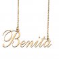 Custom Nameplate Necklace Personalized Jewelry Gifts for Women Benita