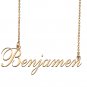 Custom Nameplate Necklace Personalized Jewelry Gifts for Women Benjamen
