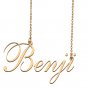 Custom Nameplate Necklace Personalized Jewelry Gifts for Women Benji