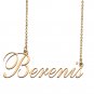 Custom Nameplate Necklace Personalized Jewelry Gifts for Women Berenis