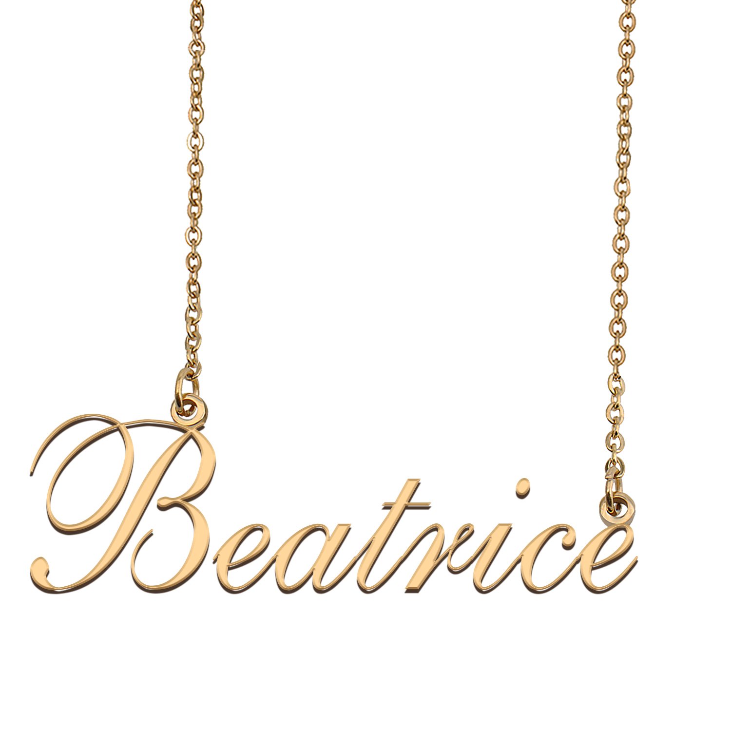 Custom Nameplate Necklace Personalized Jewelry Gifts for Women Bernie