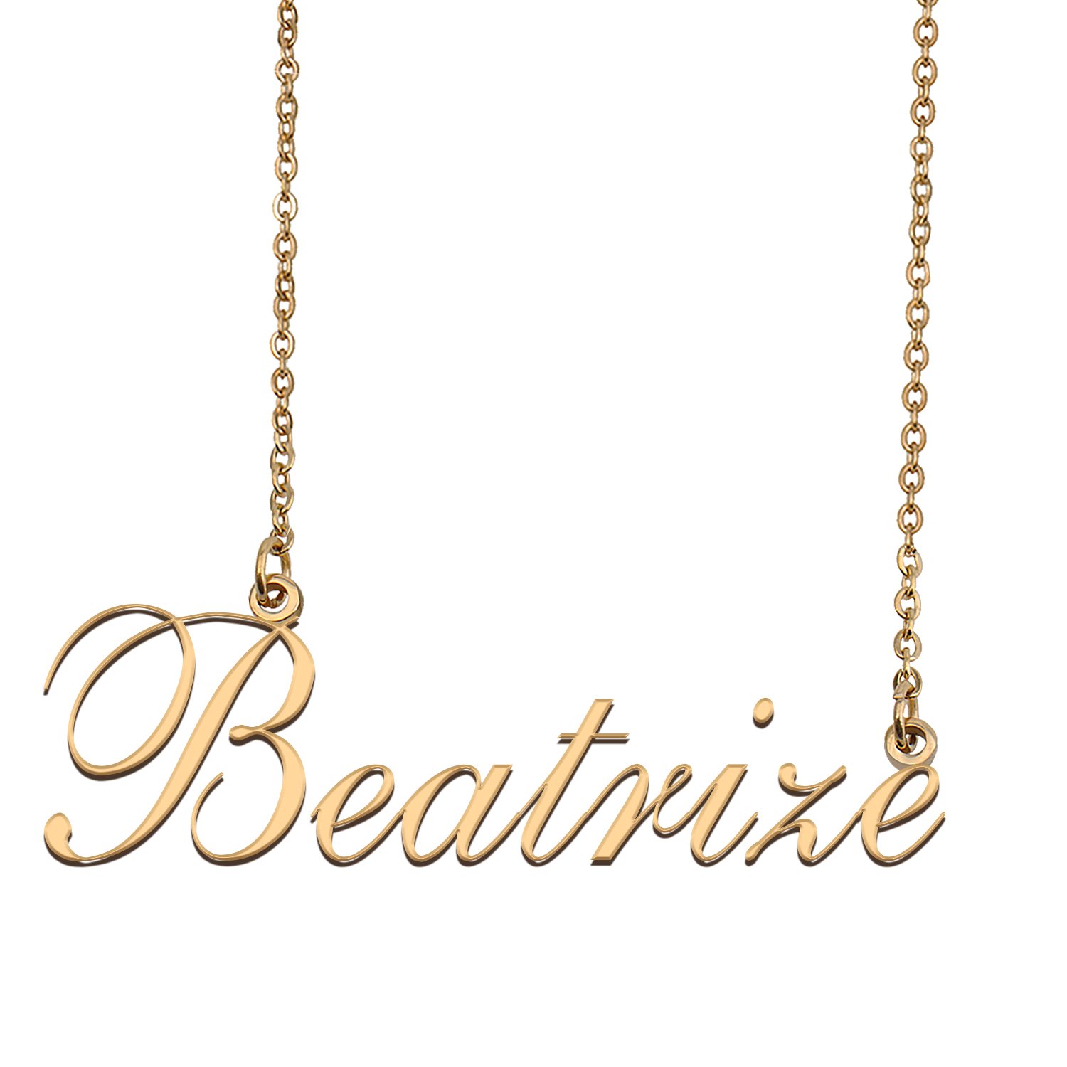 Custom Nameplate Necklace Personalized Jewelry Gifts for Women Bers