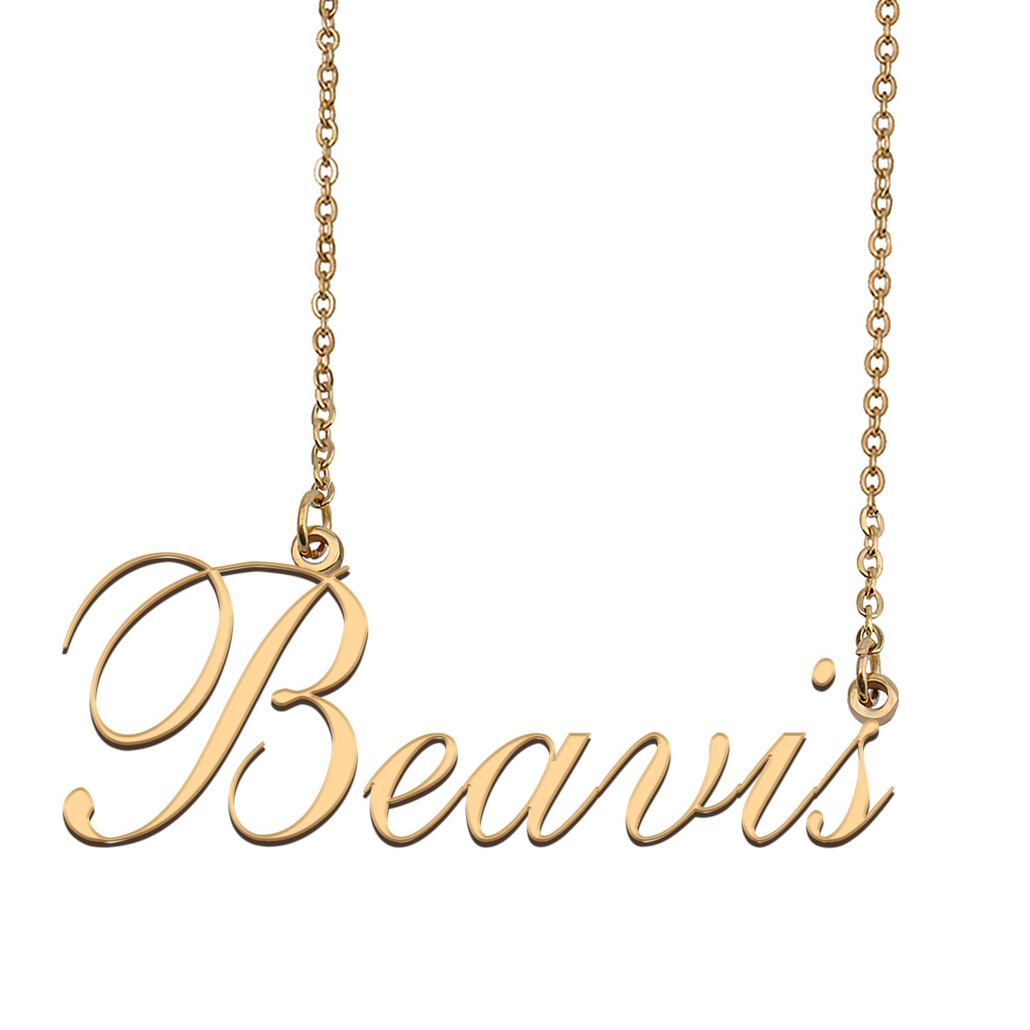 Custom Nameplate Necklace Personalized Jewelry Gifts for Women Besties
