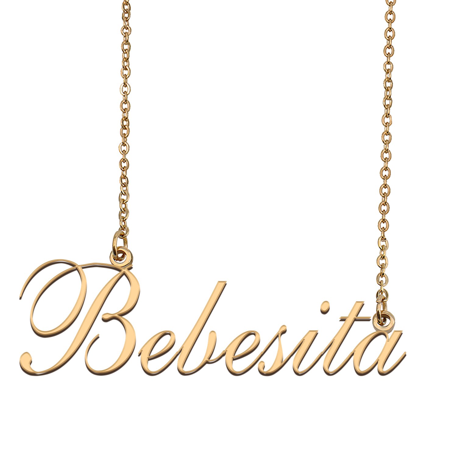 Custom Nameplate Necklace Personalized Jewelry Gifts for Women Beth