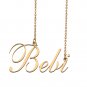 Custom Nameplate Necklace Personalized Jewelry Gifts for Women Bethany