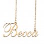 Custom Nameplate Necklace Personalized Jewelry Gifts for Women Betheny