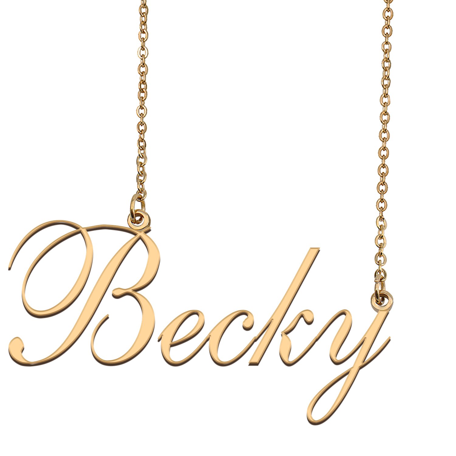 Custom Nameplate Necklace Personalized Jewelry Gifts for Women Betsabe