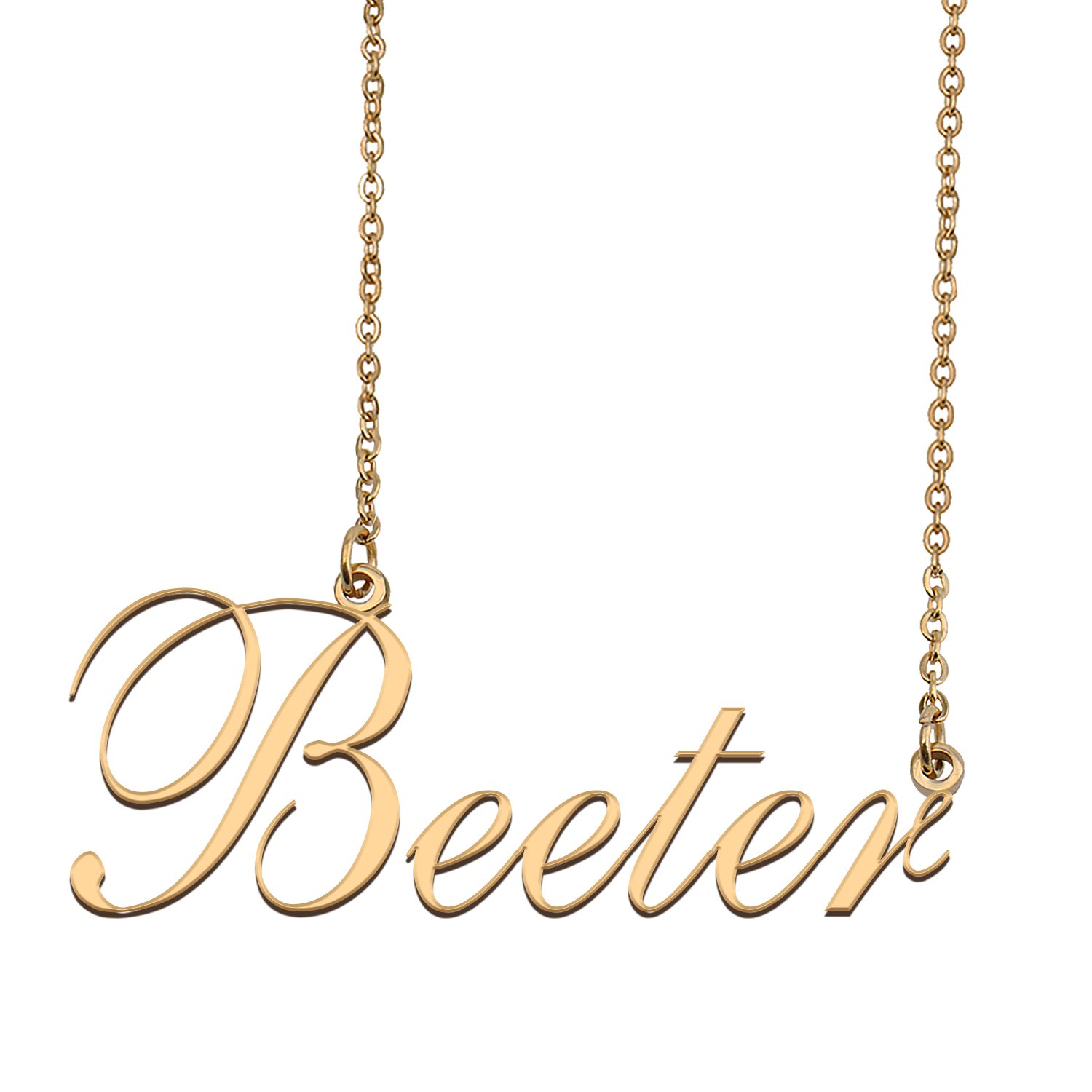 Custom Nameplate Necklace Personalized Jewelry Gifts for Women Betsy
