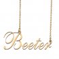 Custom Nameplate Necklace Personalized Jewelry Gifts for Women Betsy