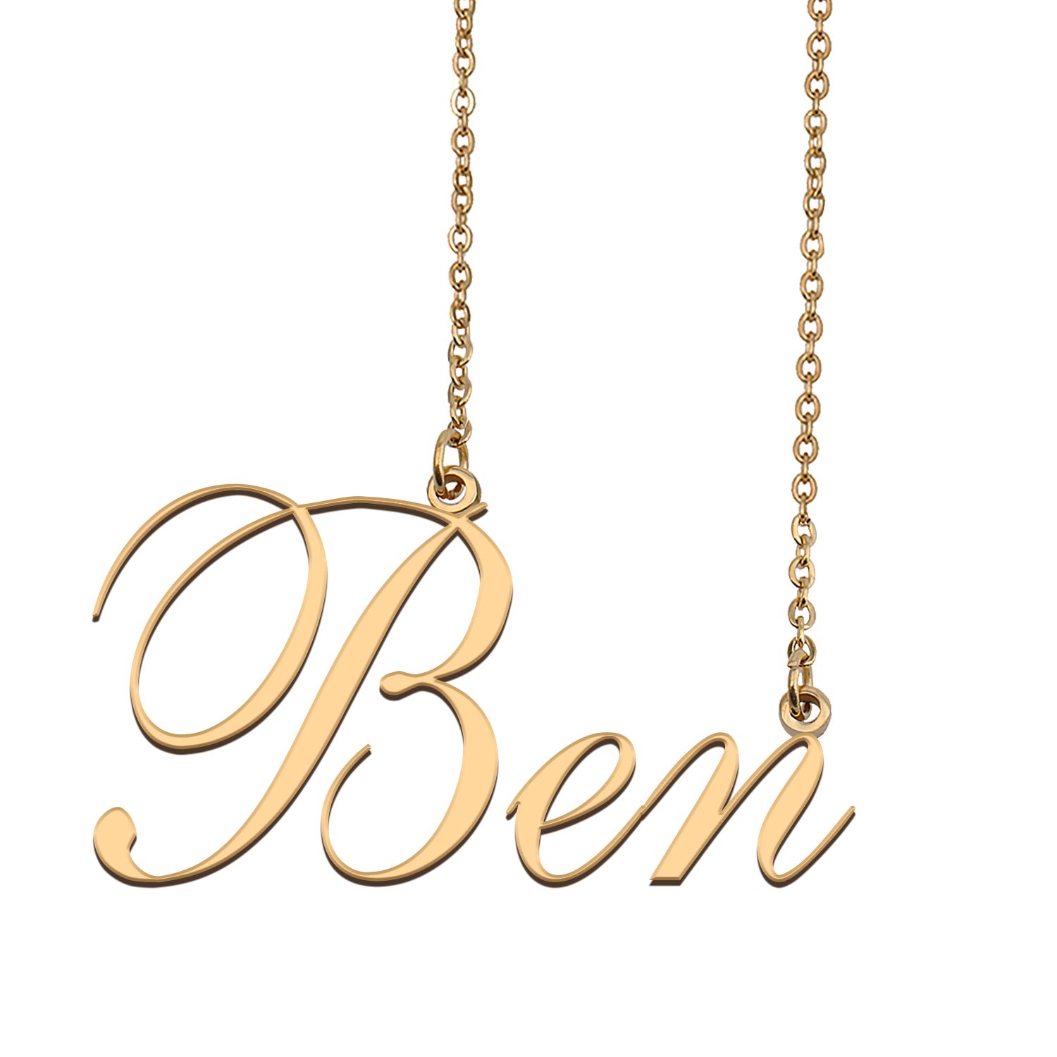 Custom Nameplate Necklace Personalized Jewelry Gifts for Women Birby