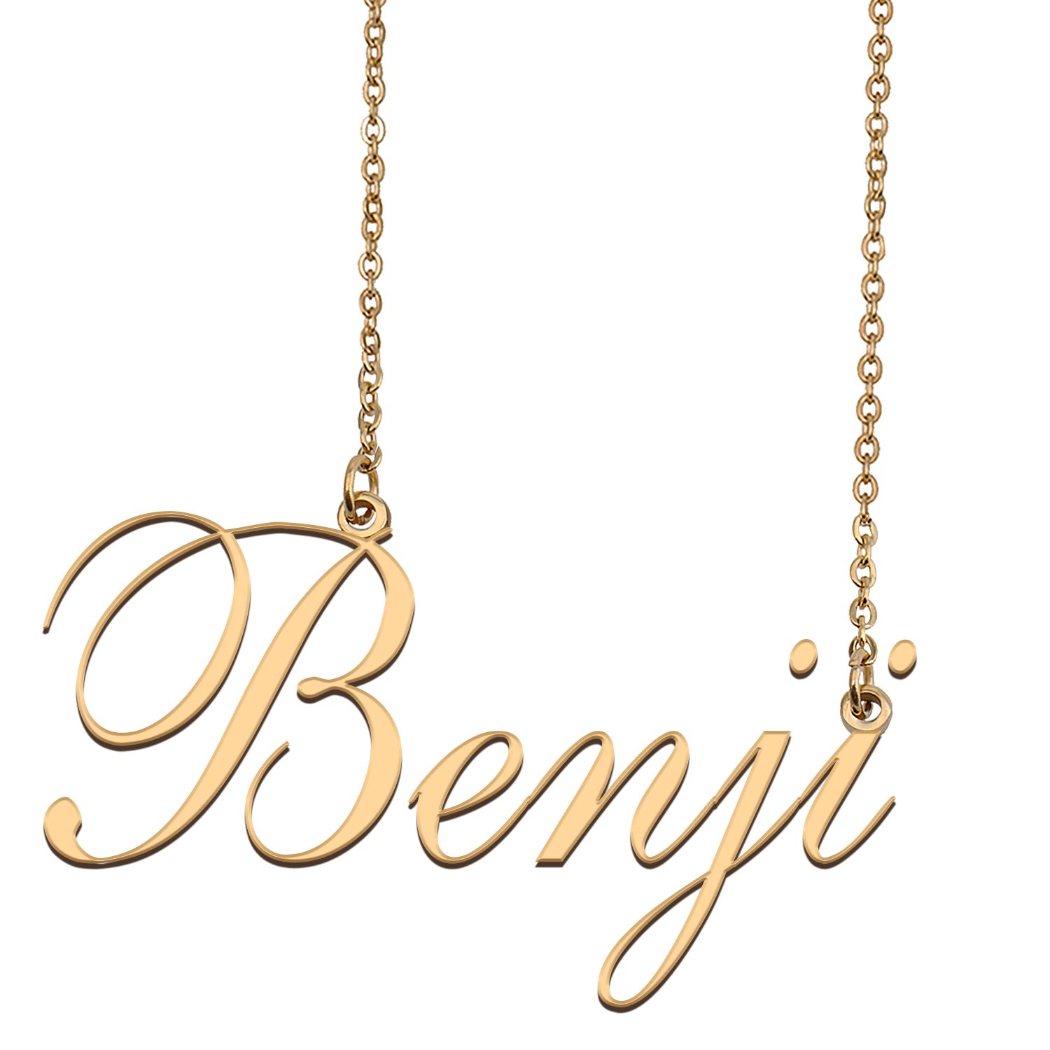 Custom Nameplate Necklace Personalized Jewelry Gifts for Women Bitoo