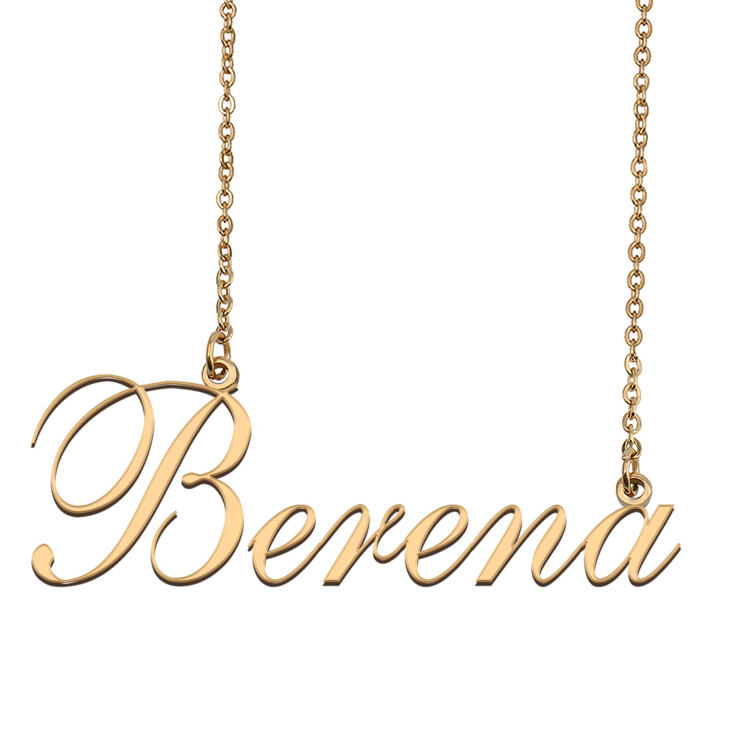 Custom Nameplate Necklace Personalized Jewelry Gifts for Women Bjb