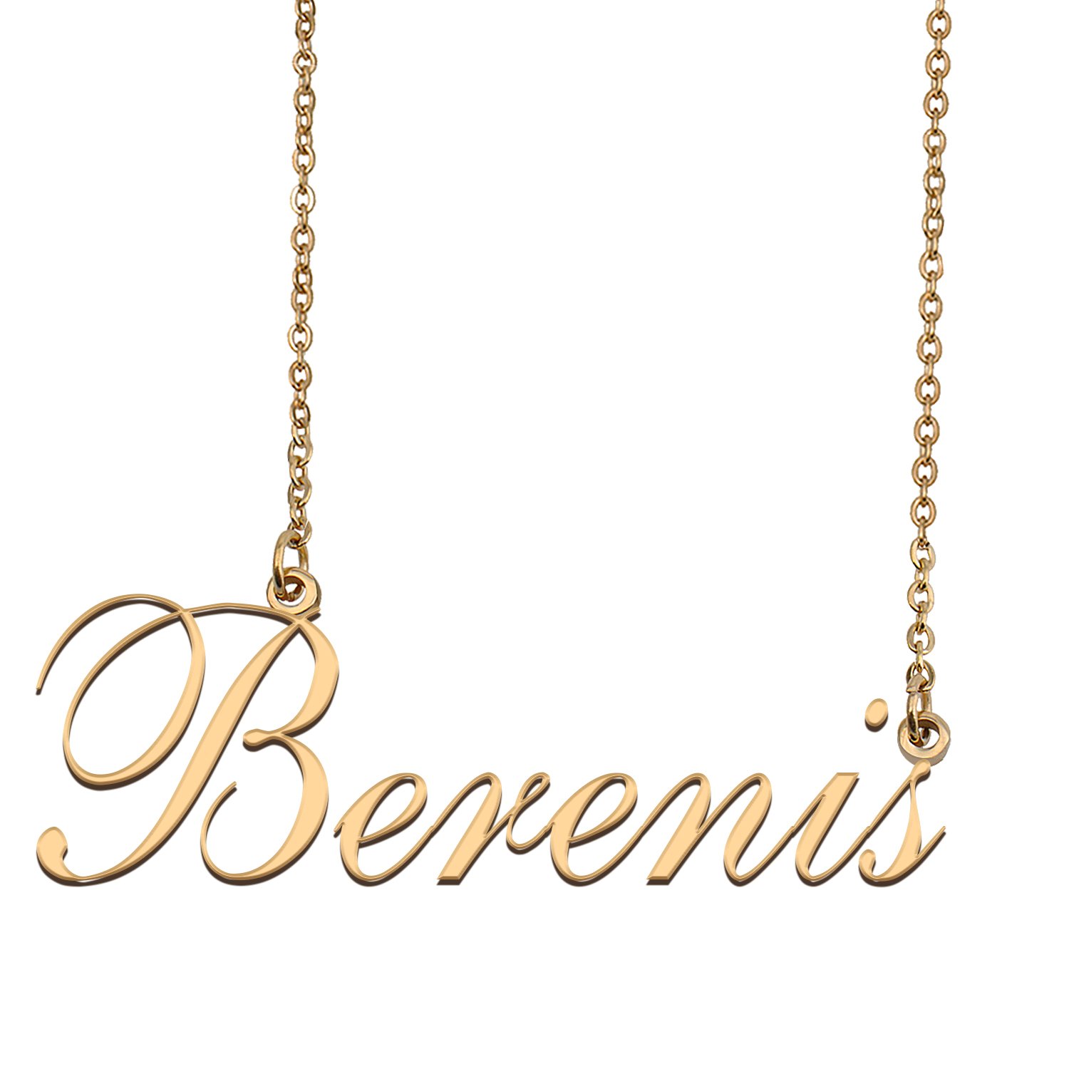 Custom Nameplate Necklace Personalized Jewelry Gifts for Women Blackbeauty